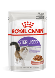 Royal Canin Sterilised Wet Cat Food Thin Slices In Gravy for Neutered Adult Cats, 85g
