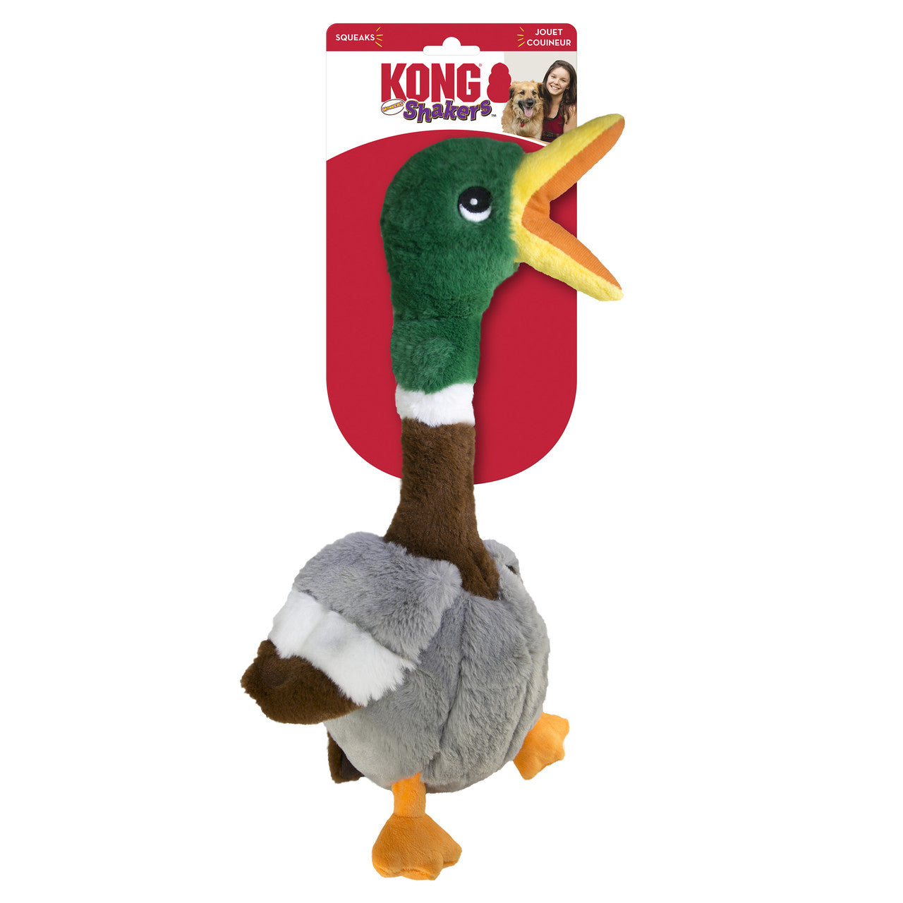 Kong Shakers Honker Duck Dog Toy