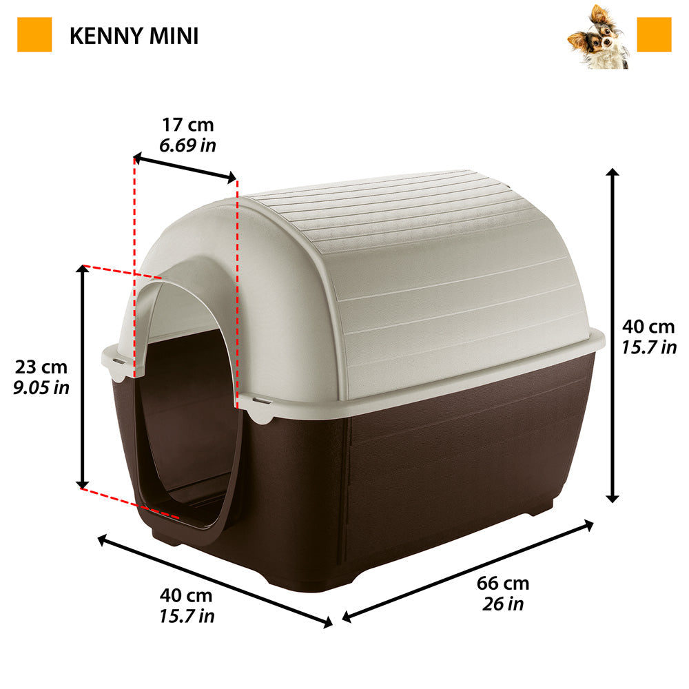Ferplast Kenny Outdoor Plastic Dog Kennel