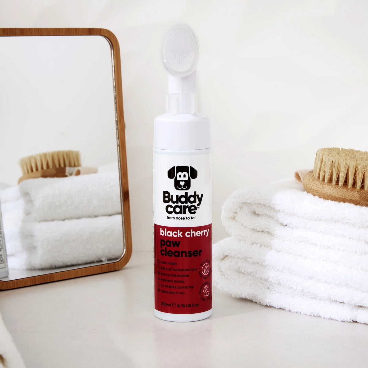 Buddycare Black Cherry Paw Cleanser, 200ml
