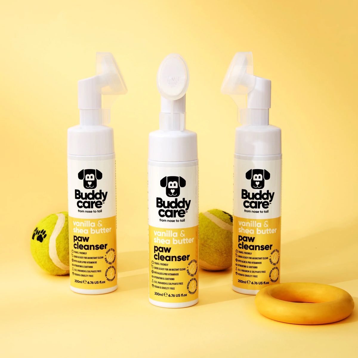 Buddycare Vanilla & Shea Butter Paw Cleanser, 200ml