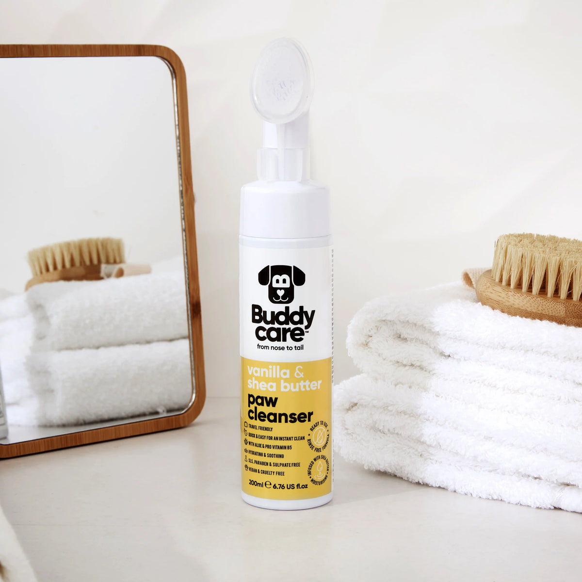 Buddycare Vanilla & Shea Butter Paw Cleanser, 200ml