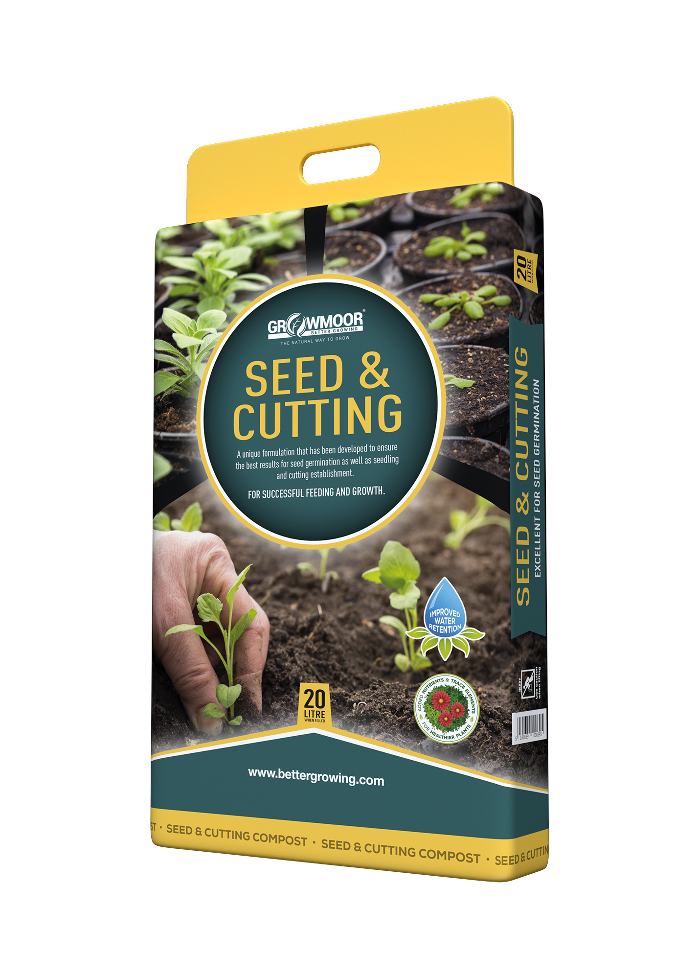 Growmoor Seed & Cutting Compost, 20L