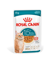 Royal Canin Ageing 15+ Wet Cat Food Chunks in Gravy for Senior Cats, 85g