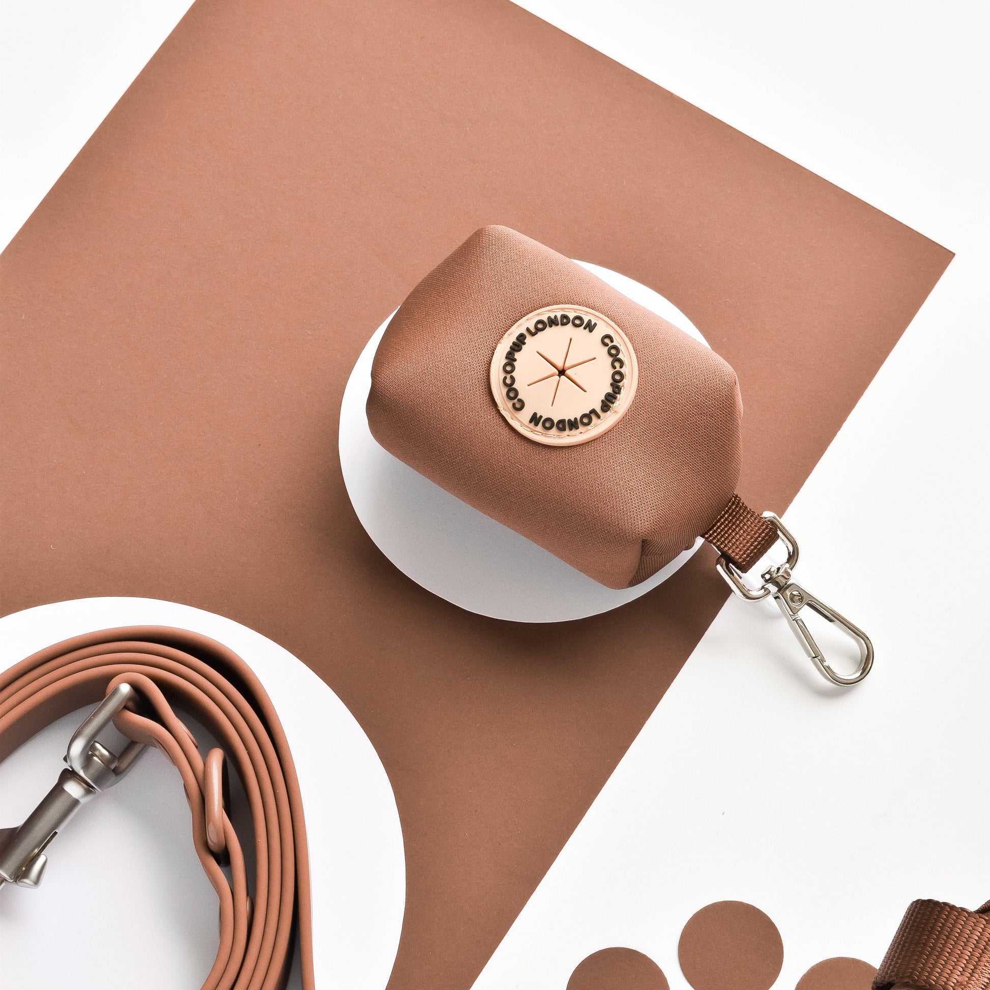 Cocopup NAKD Poop Bag Holder, Brownie