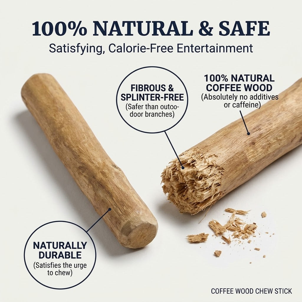 Nobby Coffee Wood Chew Stick for Dogs, Medium