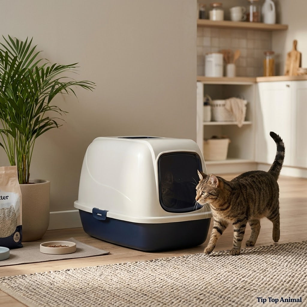 Tip Top Animal Hooded Cat Litter Tray