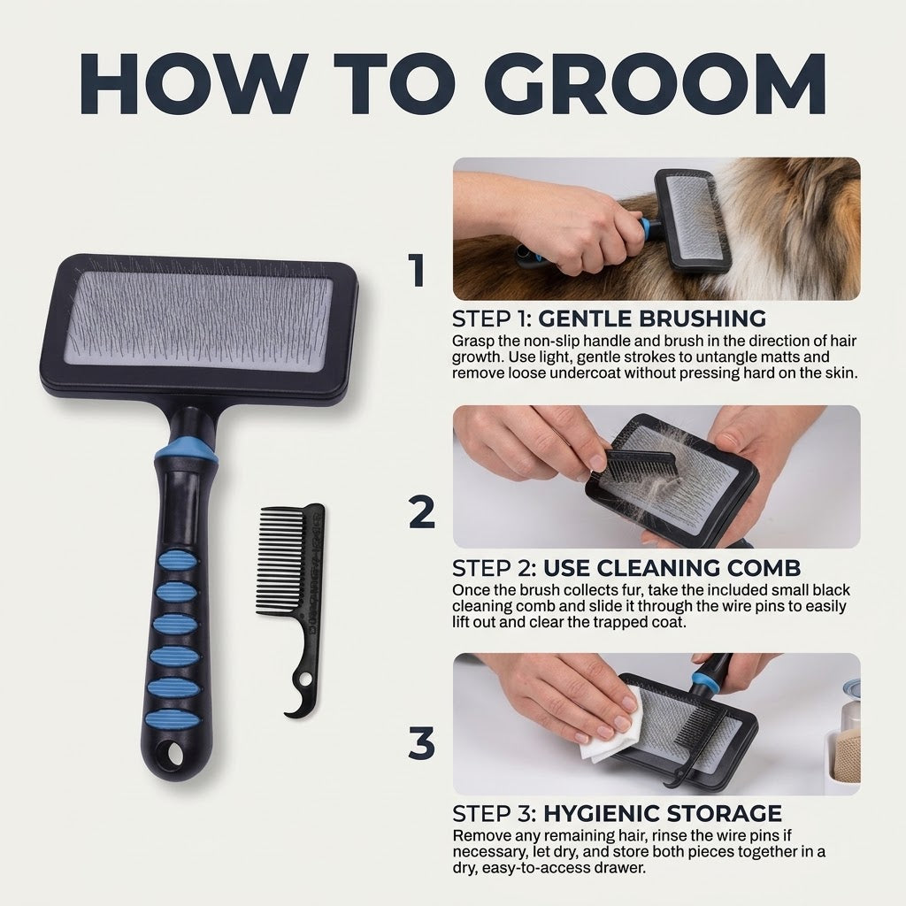 Nobby Comfort Line Slicker Brush