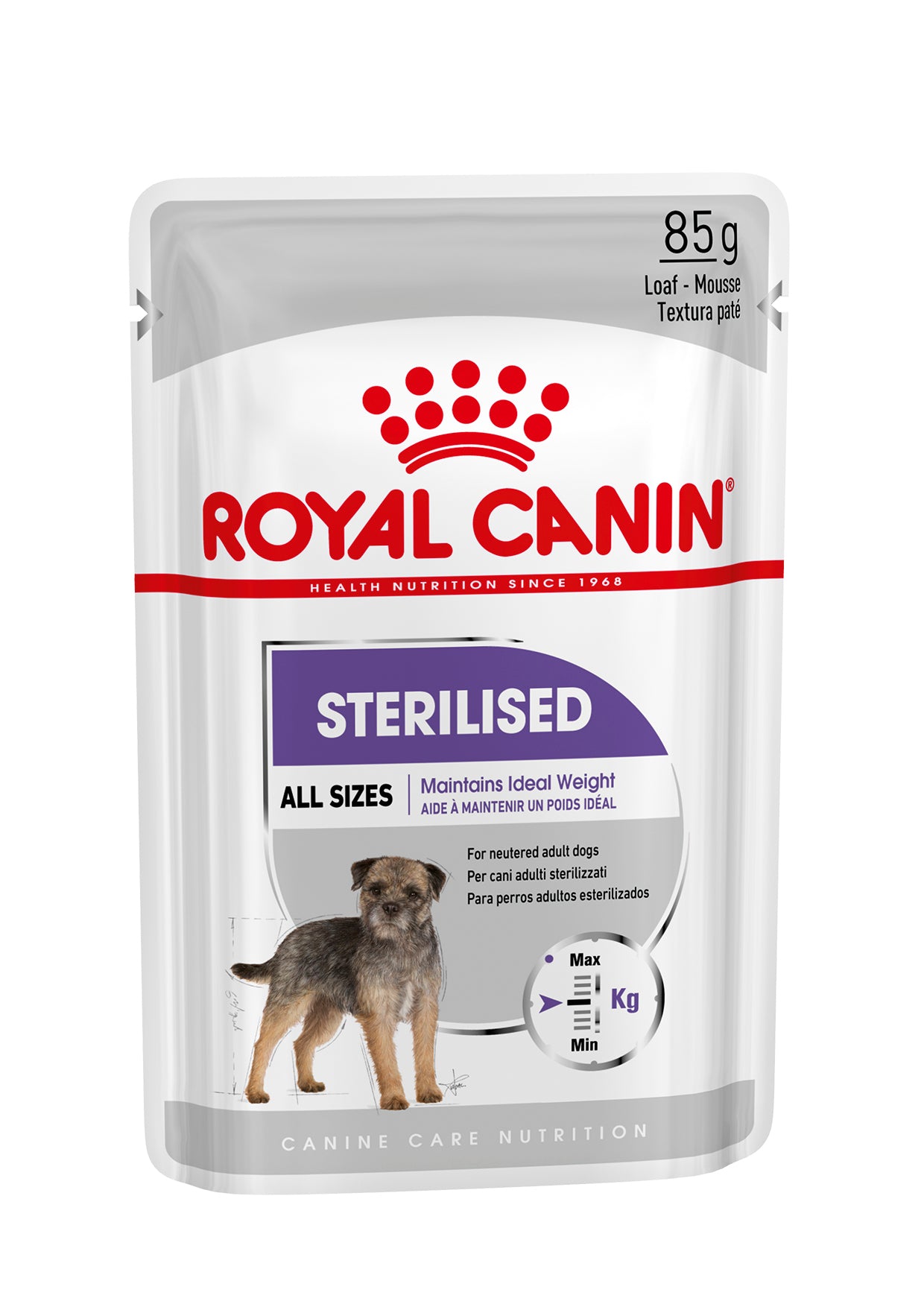 Royal Canin Sterilised Wet Dog Food Thin Slices In Gravy for Neutered Adult Dogs, 85g