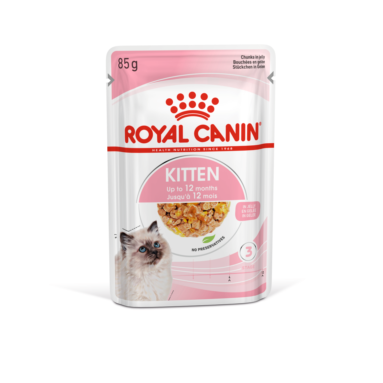 Royal Canin Wet Cat Food Chunks in Jelly for Kittens, 85g