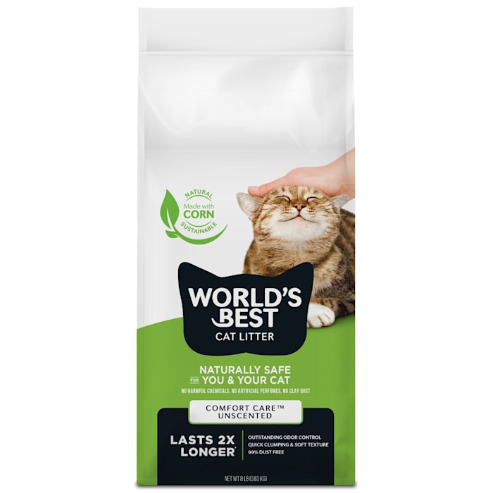World's Best Comfort Care Unscented Cat Litter, 3.63kg