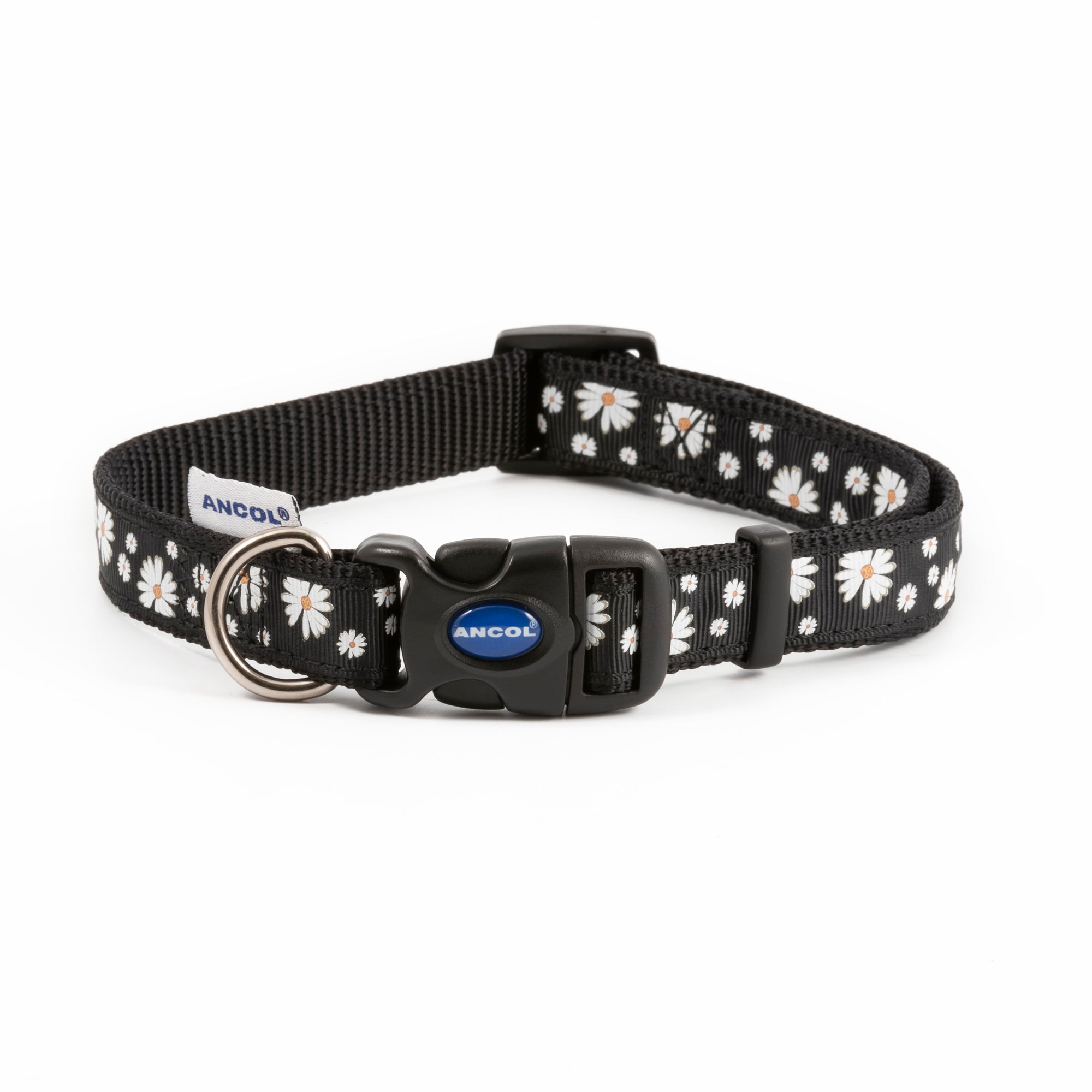 Ancol Soho Daisy Patterned Dog Collar, Medium (30-50cm)