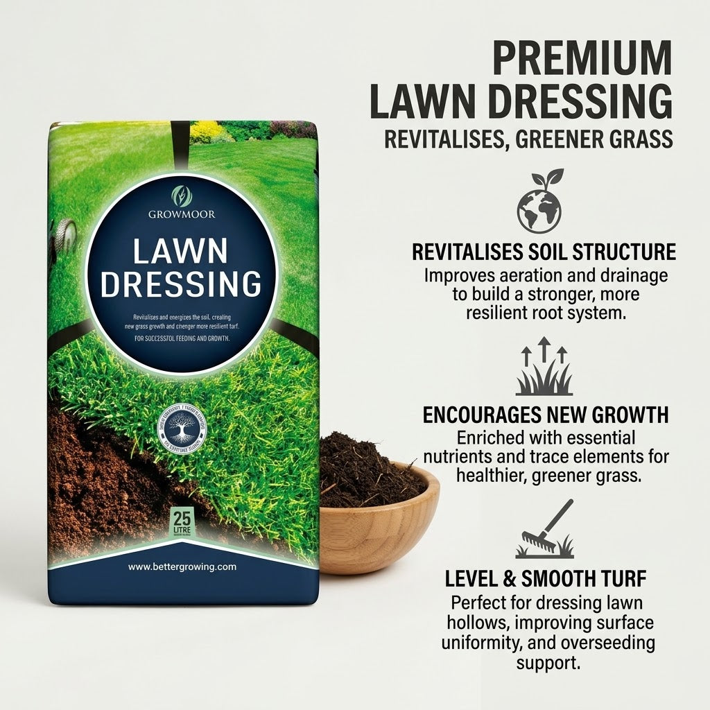 Growmoor Lawn Dressing, 25L