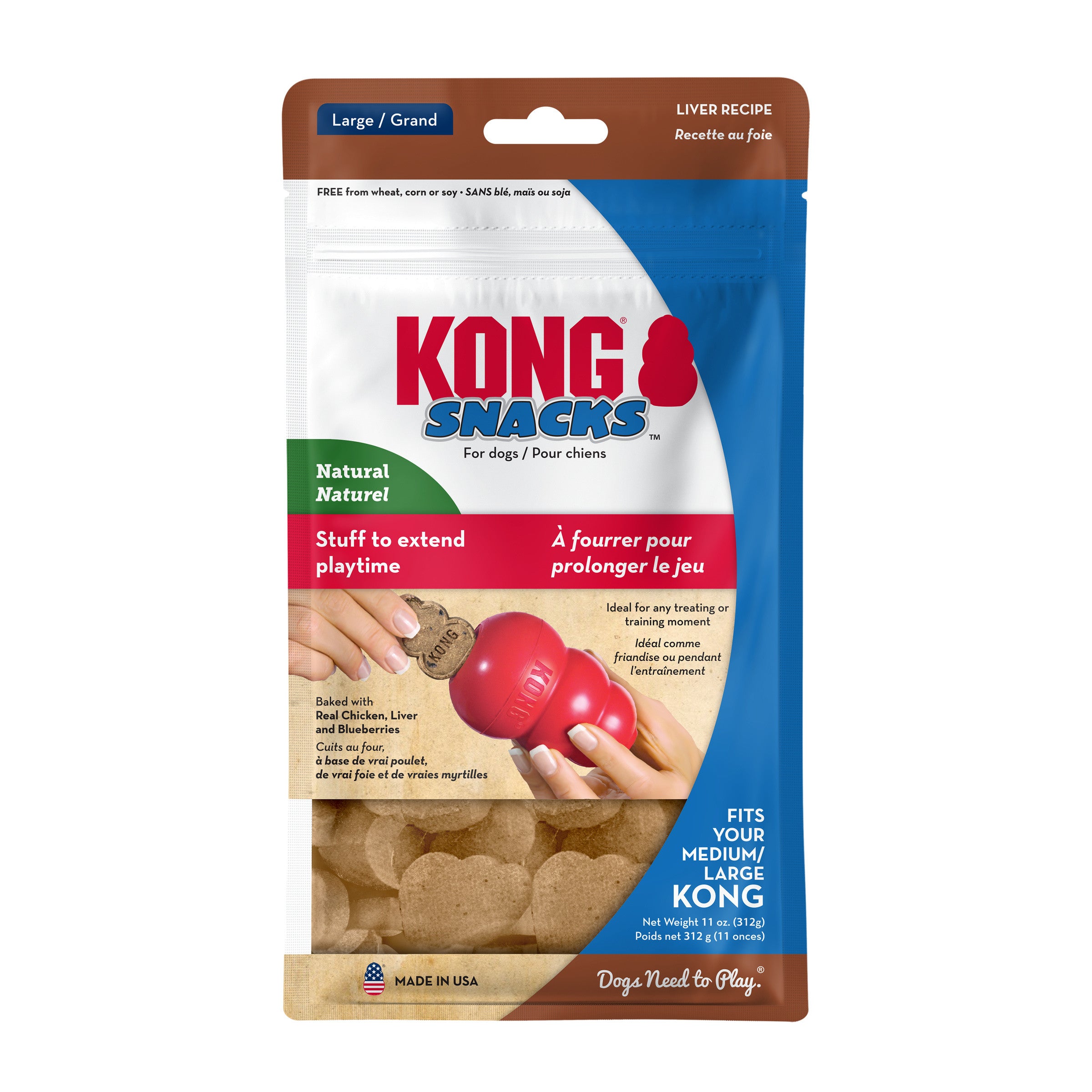 Kong Snacks Liver Dog Treats