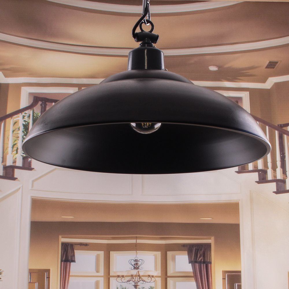 Greenhall Red Deer Traditional Rustic Iron Hanging Ceiling Light