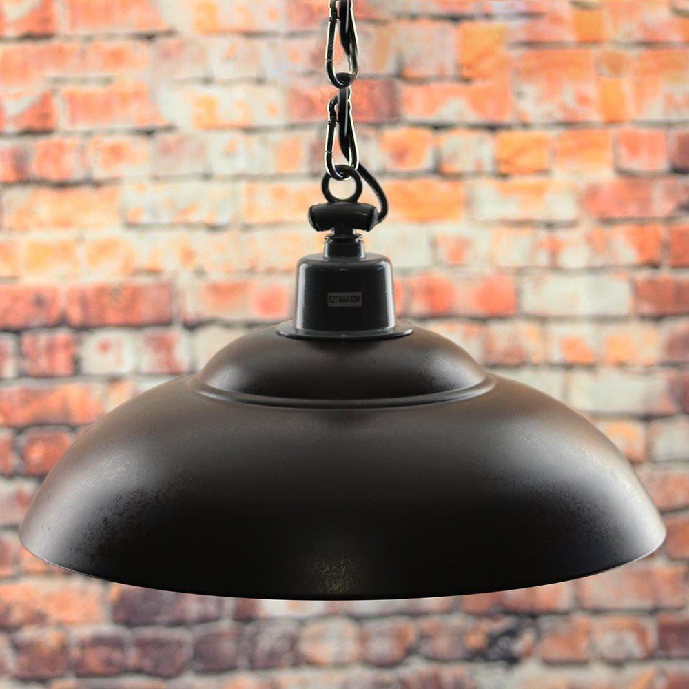 Greenhall Red Deer Traditional Rustic Iron Hanging Ceiling Light