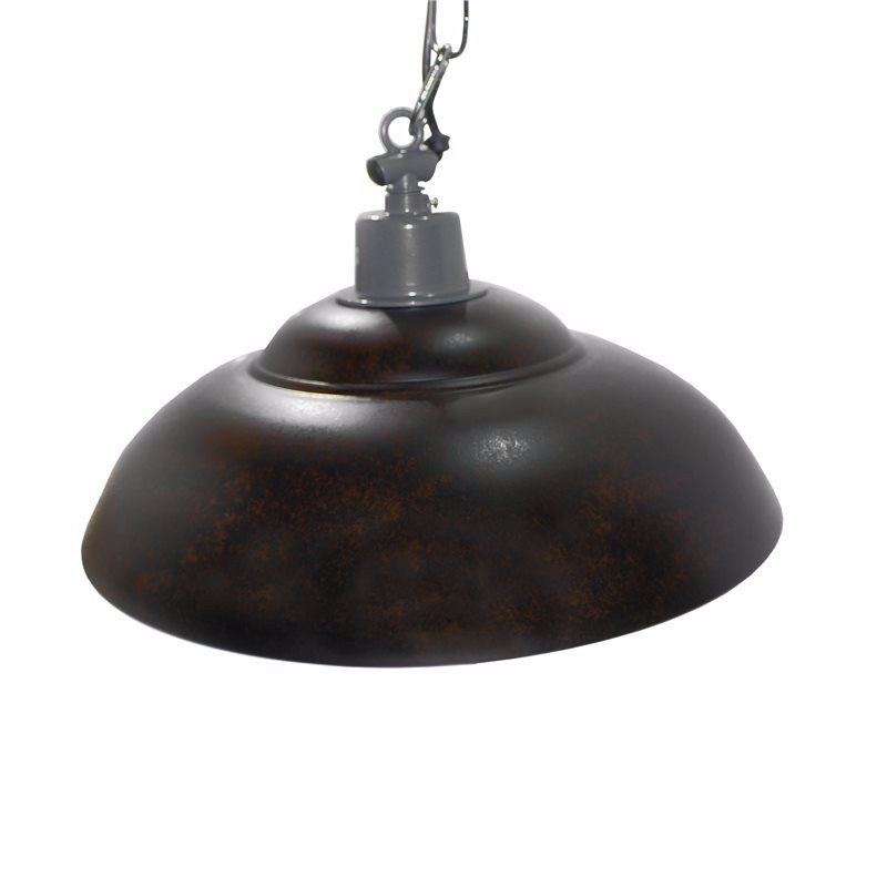 Greenhall Red Deer Traditional Rustic Iron Hanging Ceiling Light