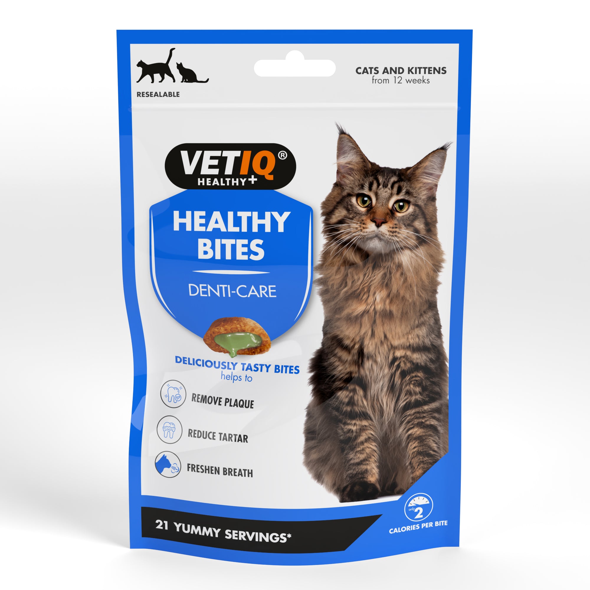 VetIQ Healthy Bites Denti-Care For Cats & Kittens, 65g