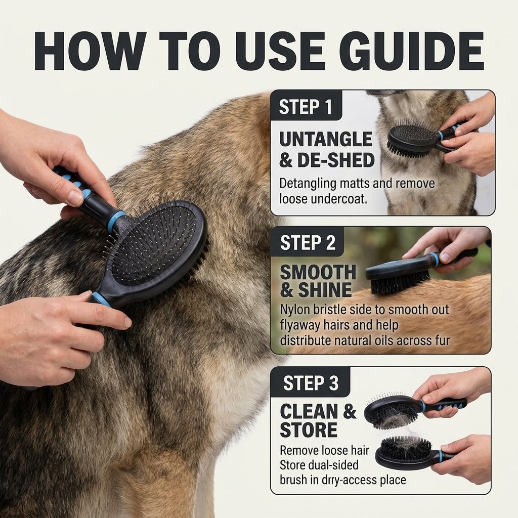 Nobby Comfort Line Double Brush