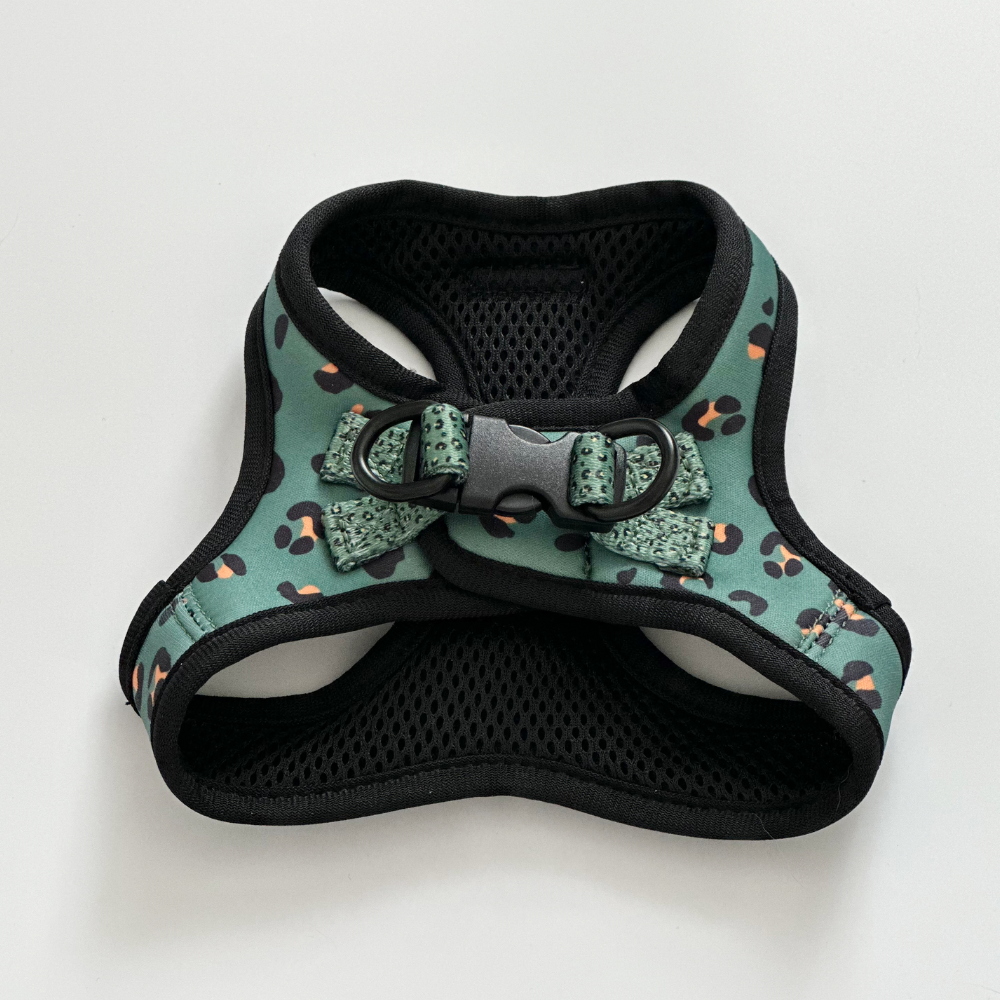 Cocopup Cat Harness, Khaki Leopard