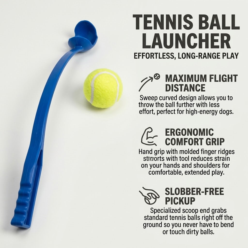 Tip Top Animal Tennis Ball Launcher with Ball