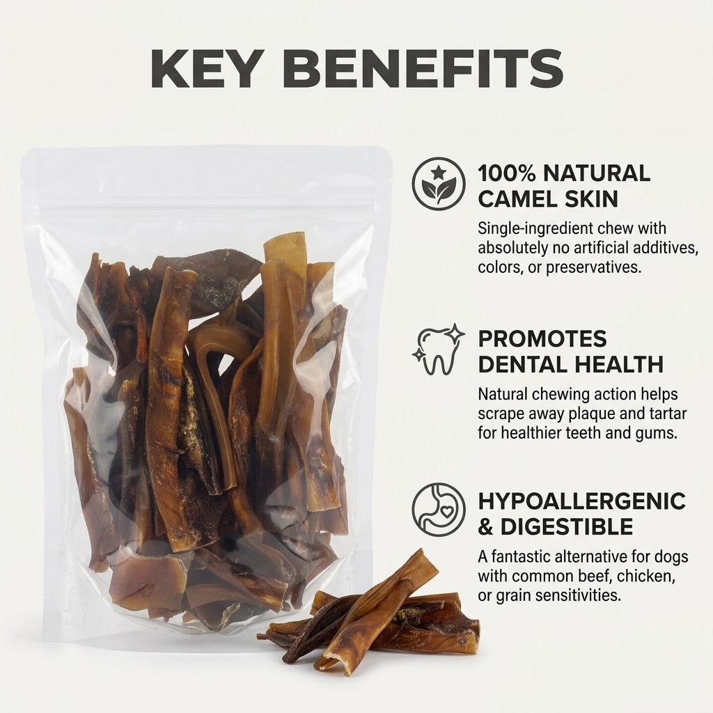 Tip Top Animal Camel Skin Dog Treat