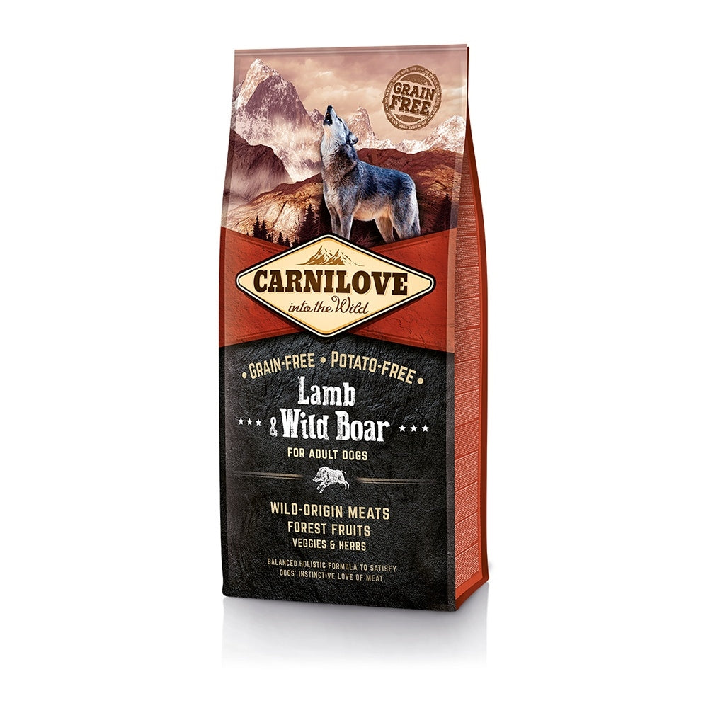 Carnilove Lamb & Wild Boar Dry Dog Food for Adult Dogs
