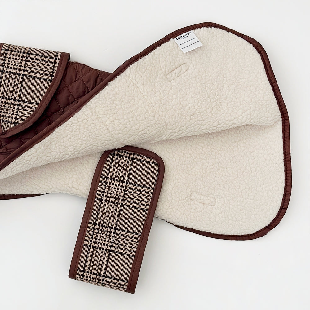 Cocopup Pup Plaid Quilted Dog Coat