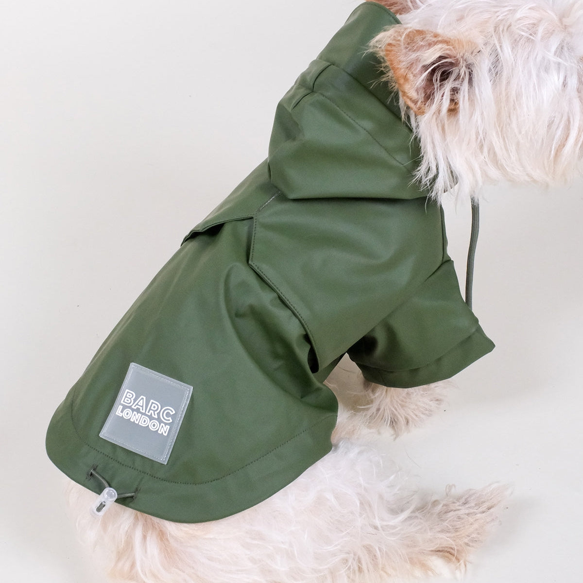 Barc London Green Waterproof Dog Raincoat