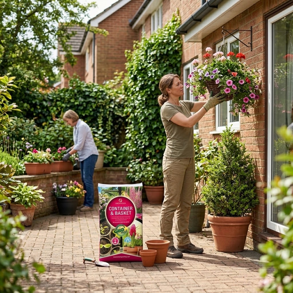 Growmoor Container & Hanging Basket Multi-Purpose Compost, 40L