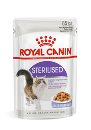 Royal Canin Sterilised Wet Cat Food Thin Slices In Jelly for Neutered Adult Cats, 85g