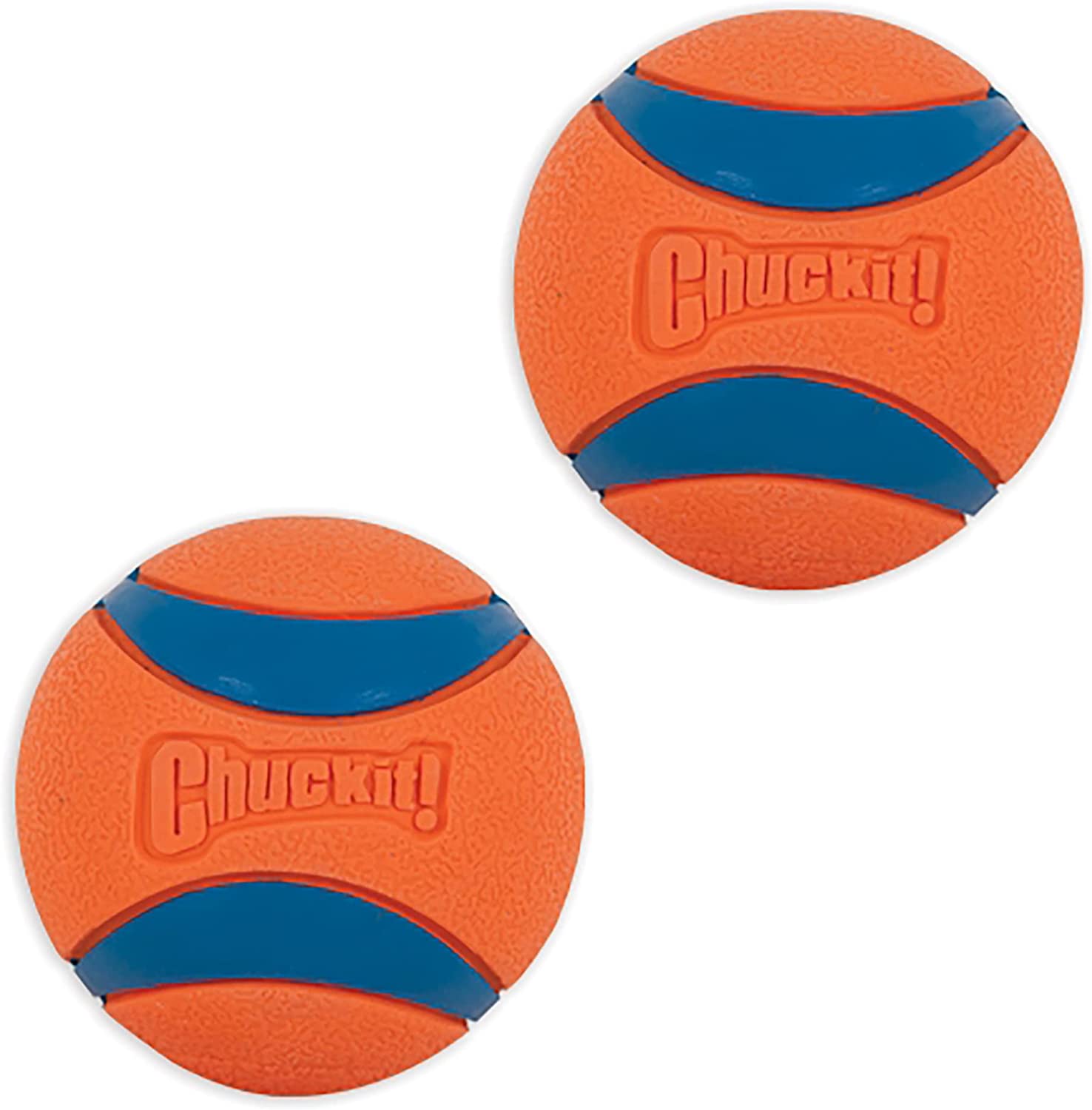 Chuckit Ultra Ball High Bounce Rubber Dog Ball, 2 Small Balls