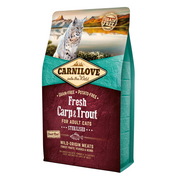 Carnilove Fresh Carp & Trout Dry Cat Food for Adult Cats, 2kg