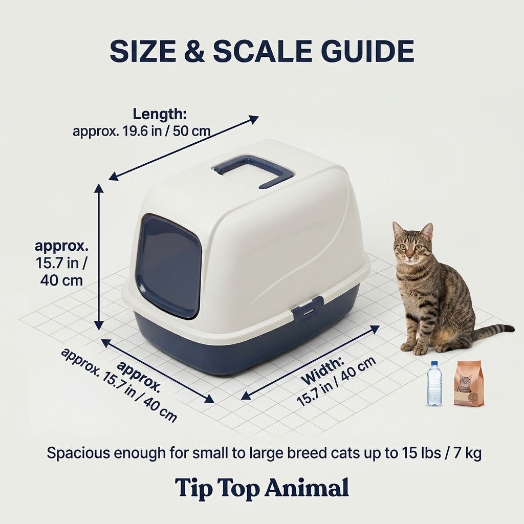 Tip Top Animal Hooded Cat Litter Tray