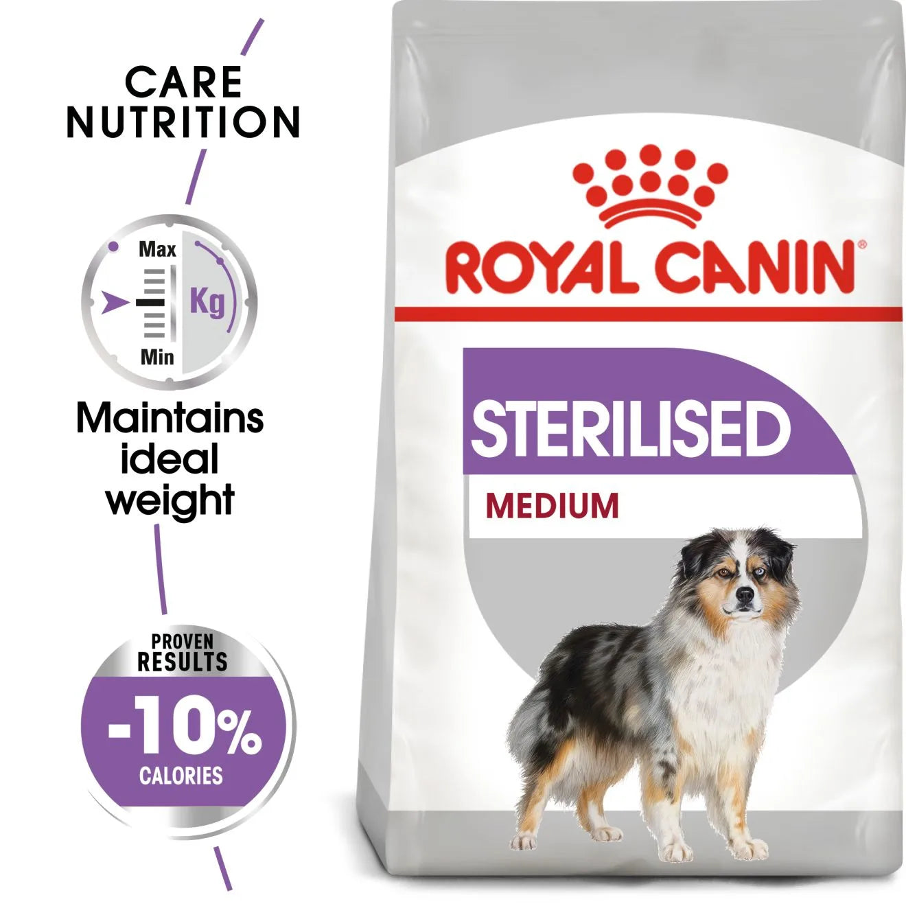 Royal Canin Sterilised Dry Dog Food for Medium Breed Adult Dogs, 12kg