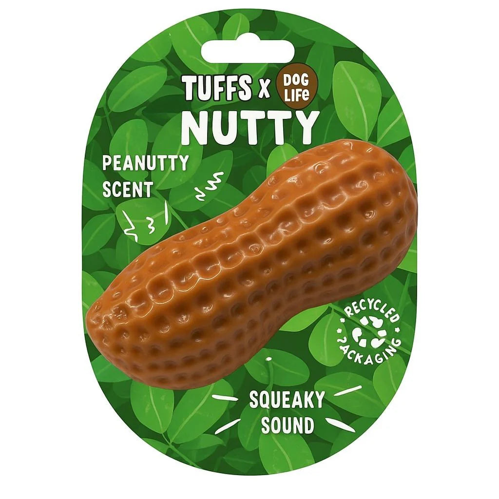 Tuffs x Dog Life TRP Nutty Peanut Dog Toy