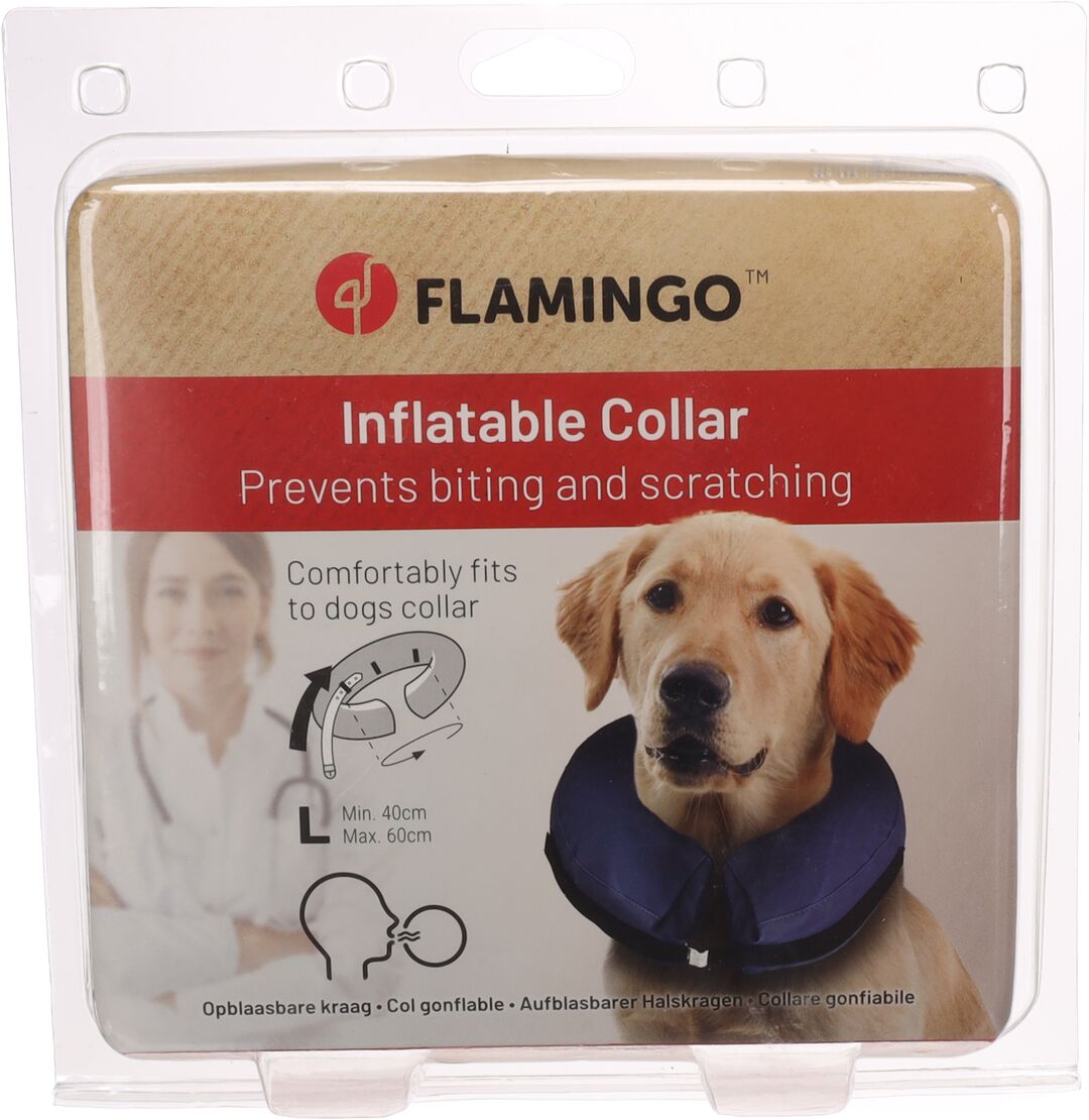 Flamingo Inflatable Protective Dog Collar