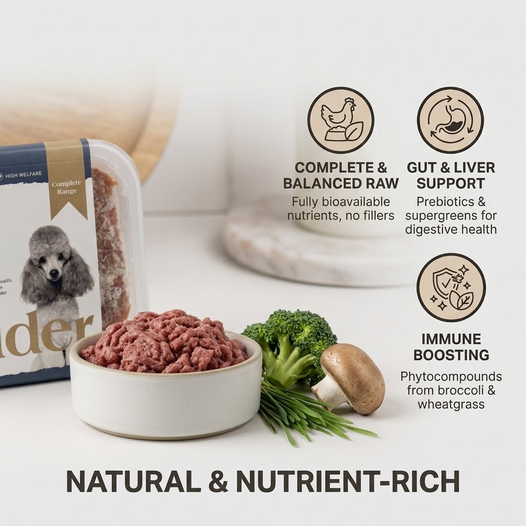 Wilder Chicken Raw Mince+ Dog Food, 1kg