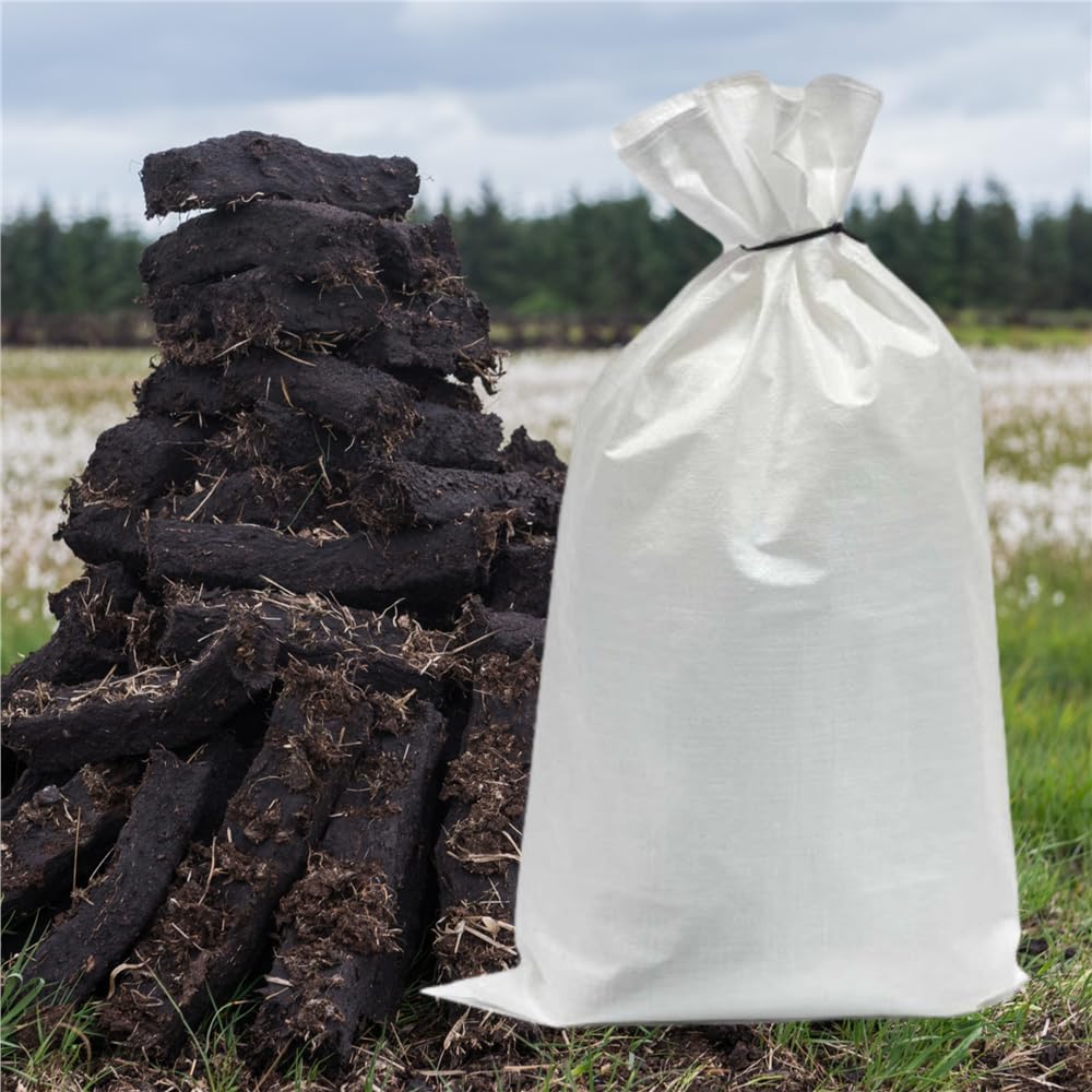 Hadley Irish Natural Hand Cut Peat Turf for Heating, 12kg