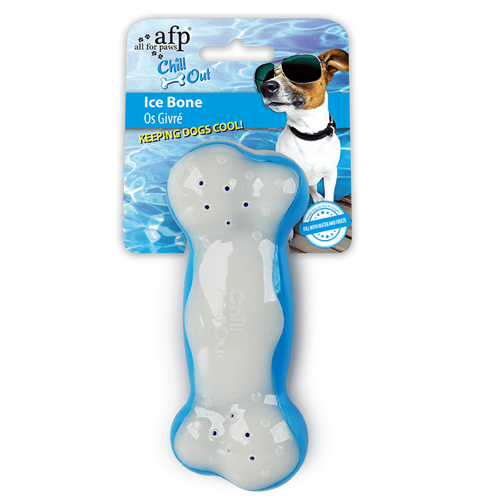 All For Paws Chill Out Ice Bone Cooling Dog Toy, Medium