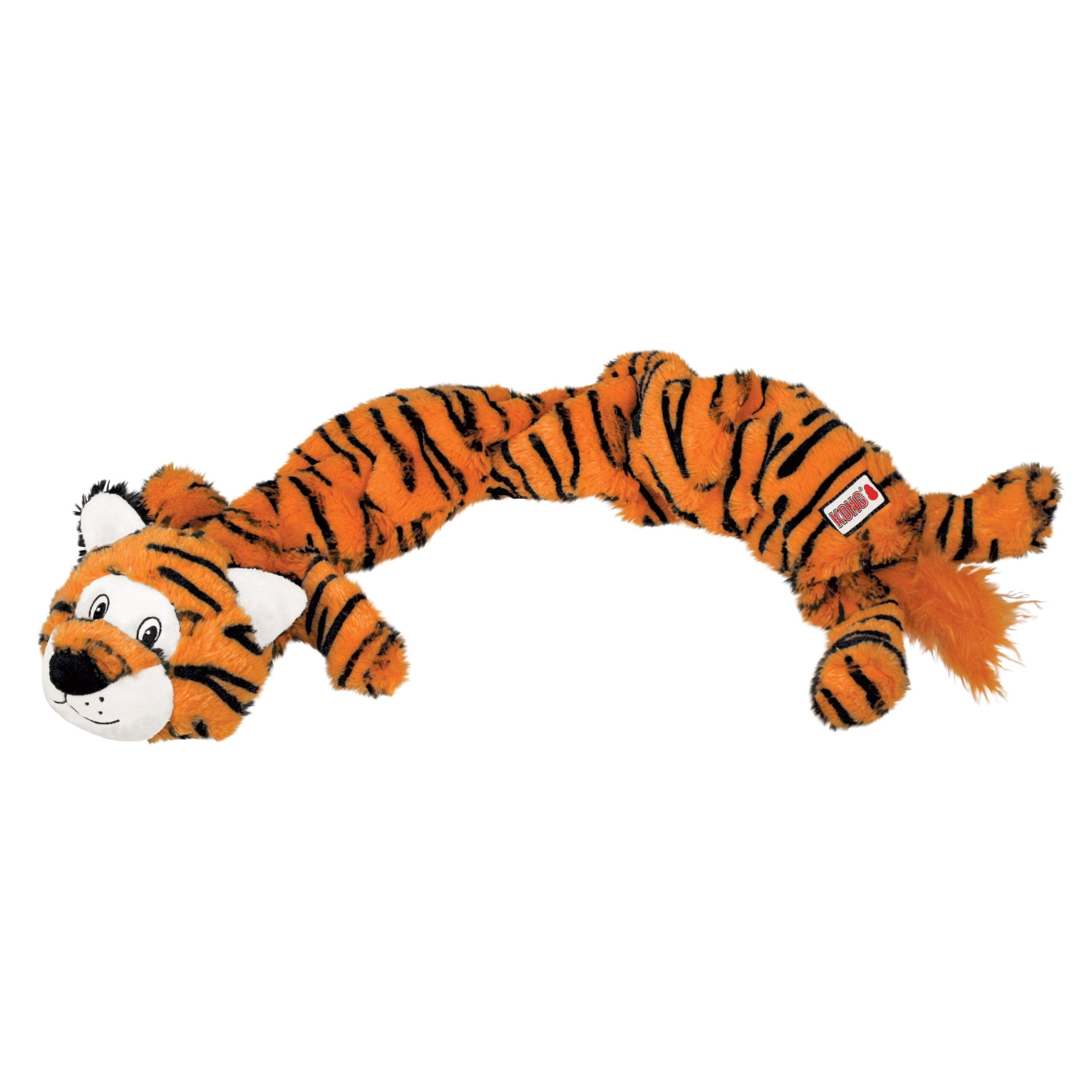 Kong Stretchezz Tiger Dog Toy, Extra Large