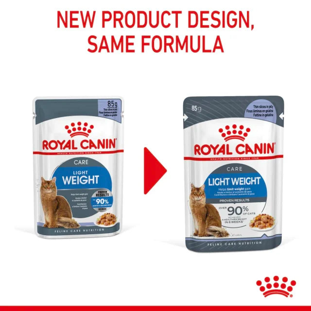 Royal Canin Light Weight Care in Jelly Wet Cat Food for Adult Cats, 85g