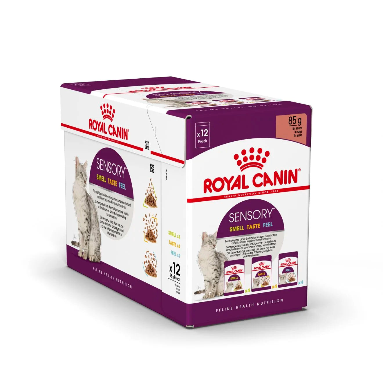 Royal Canin Sensory Mixed Pack Wet Cat Food for Adult Cats, 12 x 85g
