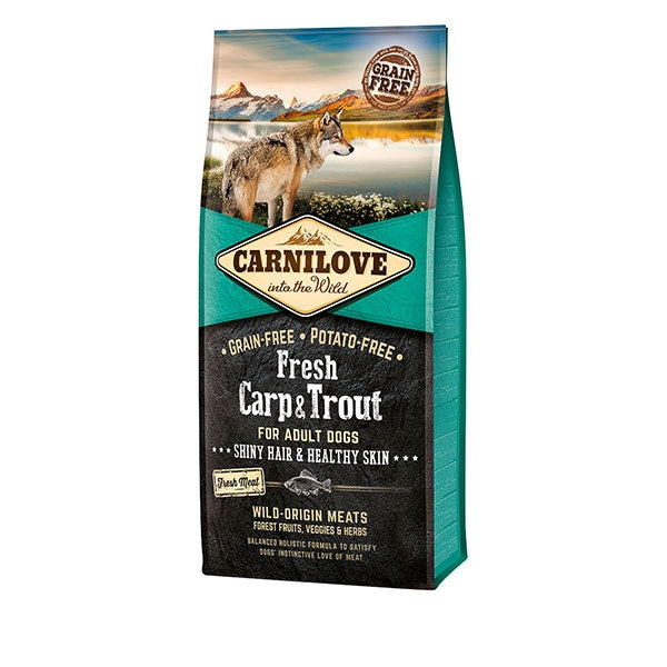 Carnilove Fresh Carp & Trout Dry Dog Food for Adult Dogs