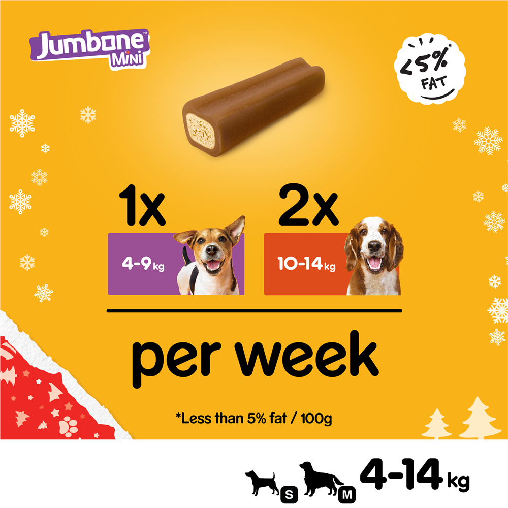 Pedigree Christmas Turkey Jumbone Small Dog Treat, 4 Chews