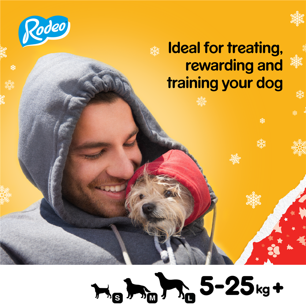 Pedigree Christmas Turkey Rodeo Dog Treats, 7 Sticks