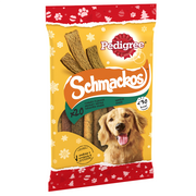 Pedigree Christmas Turkey Schmackos Dog Treats, 20 Sticks