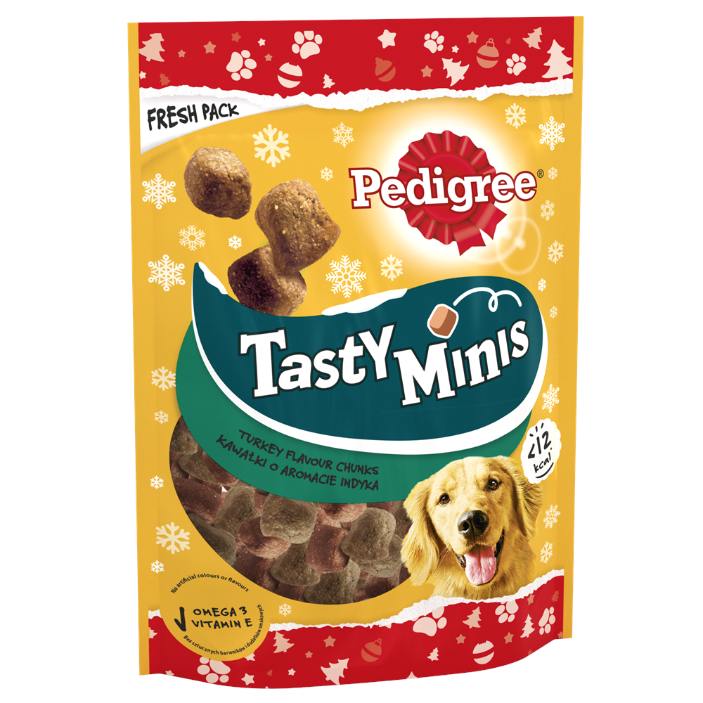 Pedigree Christmas Turkey Tasty Minis Dog Treats, 130g