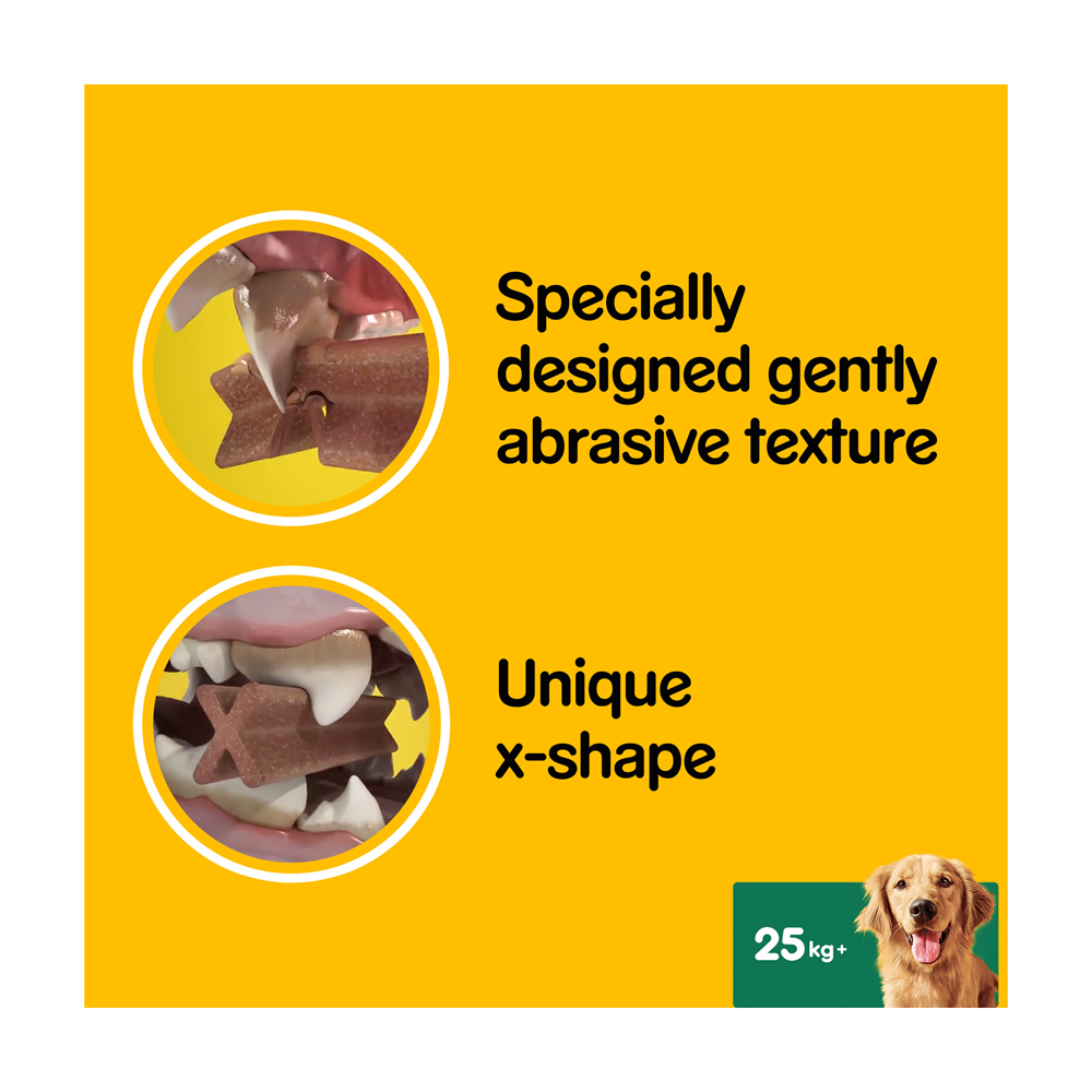 Pedigree DentaStix Daily Dental Dog Treats for Large Breed Dogs, 105 Sticks