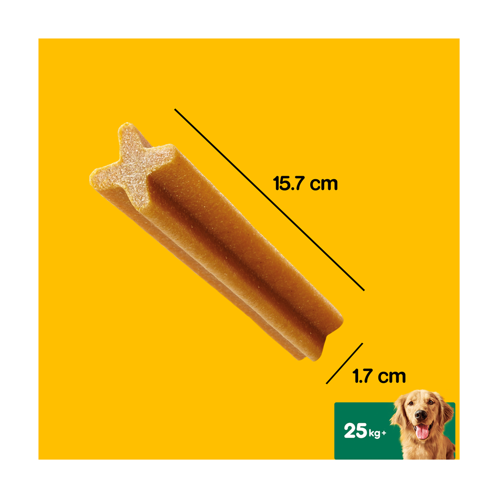 Pedigree DentaStix Daily Dental Dog Treats for Large Breed Dogs, 105 Sticks